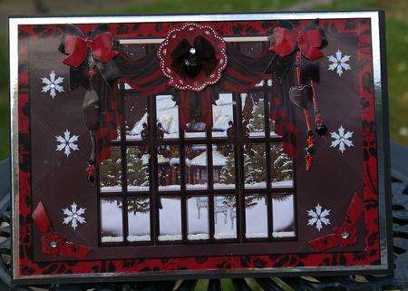 My Gothic Christmas Window by Tracey Duckmanton
