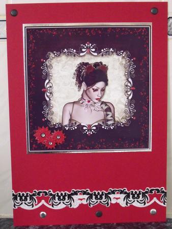 Gothic Card Front by Tracey Duckmanton