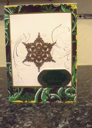 Christmas 3 Little Angels Swirl Backing Paper by Tracey Duckmanton