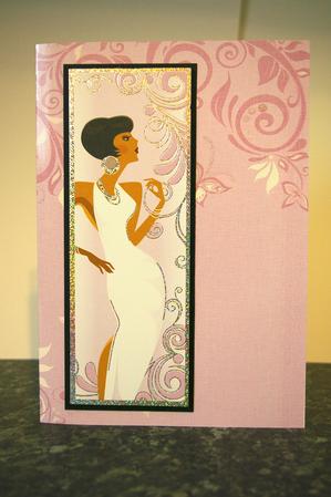 Flourishes & Butterflies Subtle Shade A4 Backing Paper by Tracey Duckmanton