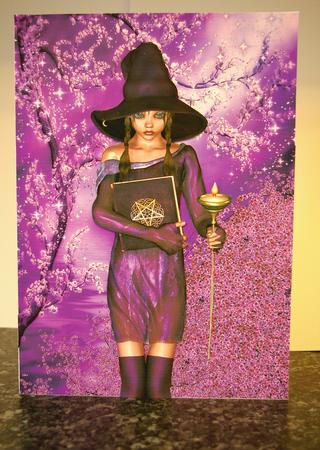 Spellbound A4 Card Front by Tracey Duckmanton
