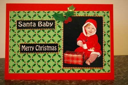 Santa Baby Christmas Quick Card Sheet by Tracey Duckmanton