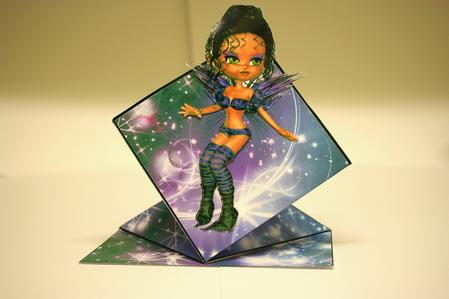 Nina Fairy Pop Up Spring Card by Tracey Duckmanton