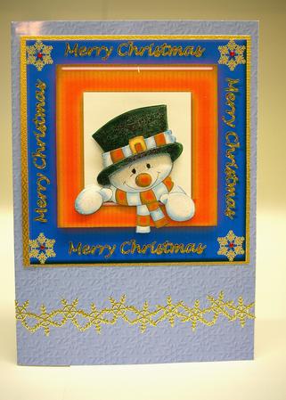 Neon Glow Snowman by Tracey Duckmanton