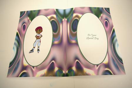 Skater Cookie Insert by Tracey Duckmanton