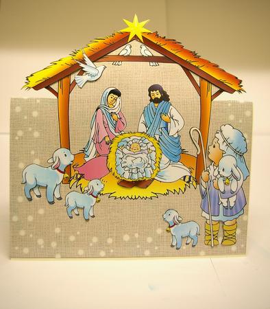 A4 Christmas Eve-over the Edge Card by Tracey Duckmanton