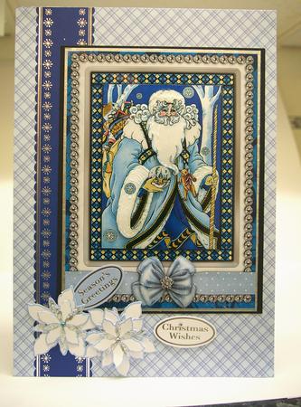 Vintage Santa of the Snow Decoupage by Tracey Duckmanton