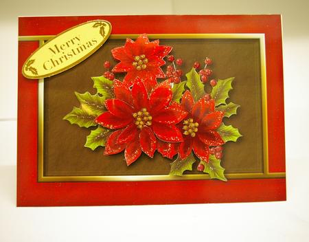 Pointsettias Quick Card by Tracey Duckmanton