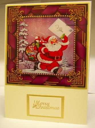 Santas Letter Ribbon 8inch Picture Sheet by Tracey Duckmanton