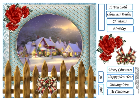 Christmas Cottage No.11 by Tracey Hutchins