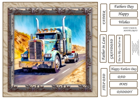 Trucks on the road 1 by Tracey Hutchins