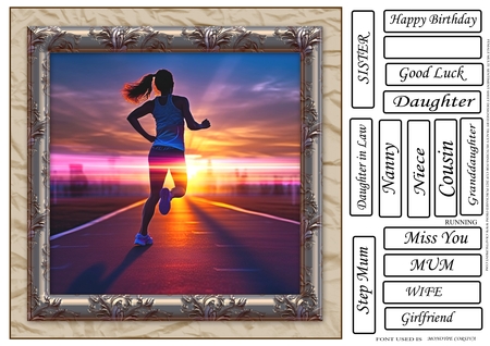 Lady runner by Tracey Hutchins