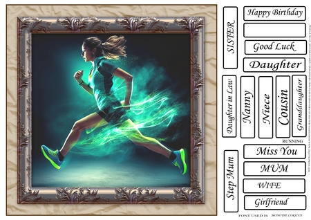 Lady runner by Tracey Hutchins