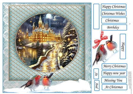 Nostalgic castles in winter by Tracey Hutchins