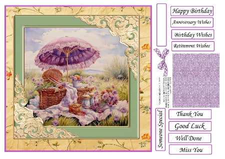 Perfect Picnic in Purple  - Mix 1 by Tracey Hutchins