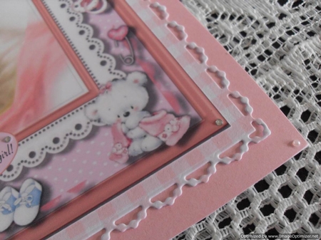 Congratulations a Beautiful Baby Girl by Tracey Hutchins