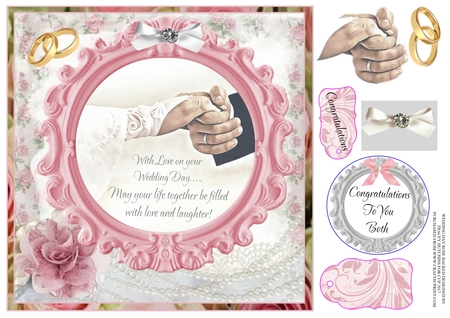 Pink Carved Frames by Tracey Hutchins