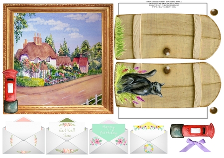 Envelope Embellishments - Set 01 - CU4CU by Tracey Hutchins