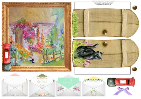 Envelope Embellishments with Sentiments - Set 02 - CU4CU by Tracey Hutchins