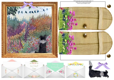 Envelope Embellishments with Sentiments - Set 04 - CU4CU by Tracey Hutchins