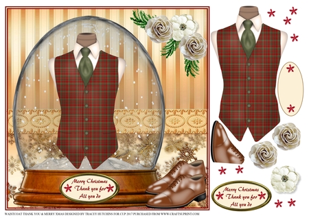 Gentlemans Waistcoats and Shoes Clipart by Tracey Hutchins