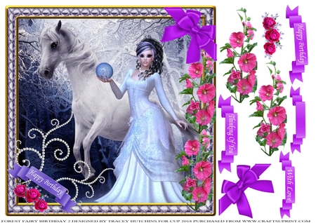 11 White sentiment scroll tags in silver by Tracey Hutchins