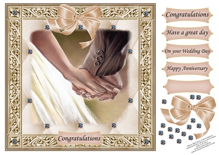 Dusky Pointed Gold Edged Sentiment Tag by Tracey Hutchins