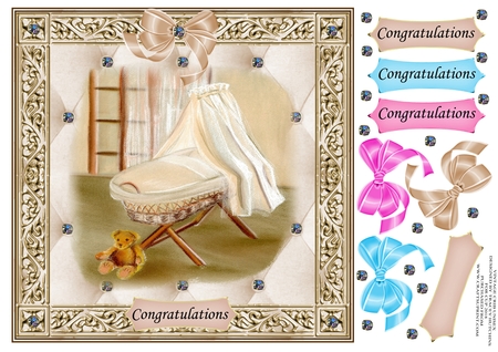 Dusky Pointed Gold Edged Sentiment Tag by Tracey Hutchins