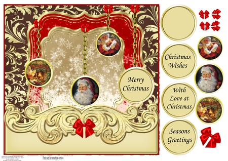 Christmas Time Mats 5 by Tracey Hutchins