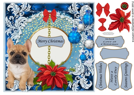 Christmas 4 Colour Match Bow by Tracey Hutchins