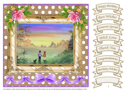 Six lovely coloured  borders of bows two toned  in png (set one) by Tracey Hutchins
