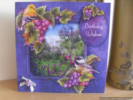 Summer Lilac Field + Beautiful Birds by Tracey Hutchins