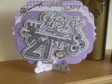 Just for You 21st Key Topper by Tracey Hutchins