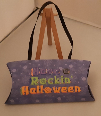 Rockin Halloween Pillow Box by Tracey Hutsby