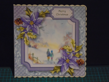 Scenic Christmas - A Winter Walk 8x8 by Tracey Hutsby