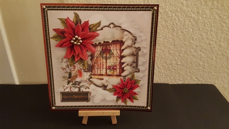 Christmas window by Tracey Hutsby