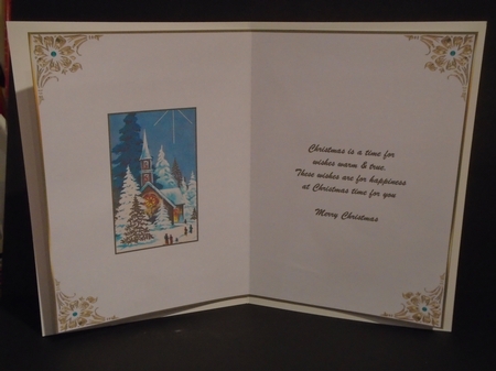 Vintage Midnight Mass Insert  by Tracey Hutsby