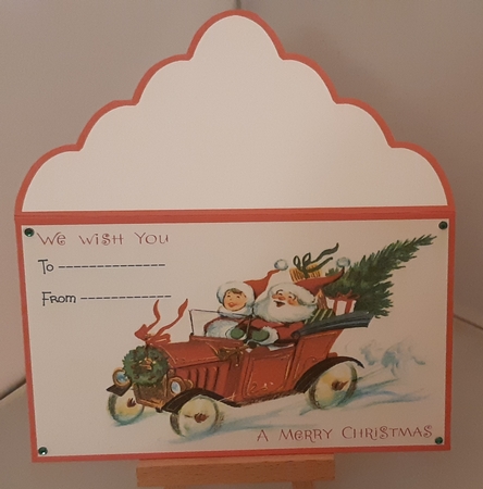 Santa has a car for Christmas by Tracey Hutsby