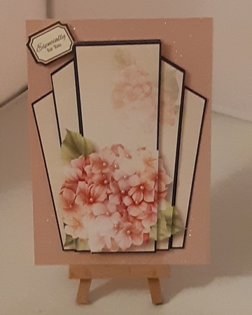 Art Deco Stacker - Pink Pastels by Tracey Hutsby