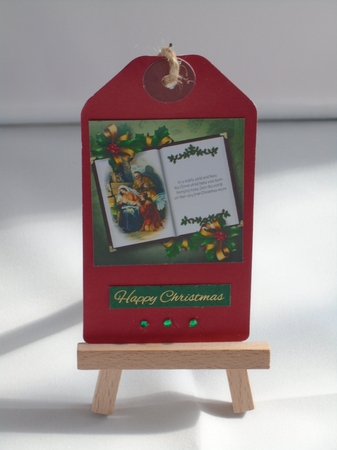 Open Book Christmas - The Nativity 8x8 by Tracey Hutsby