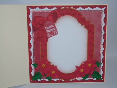 Tug of Love Festive Wishes 8x8inch Fancy Insert Panel by Tracey Hutsby