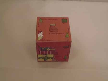 All in One Gift Box - Christmas Bears and Baubles by Tracey Hutsby