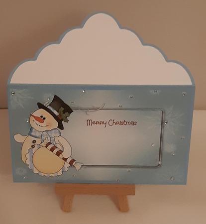 Snowman money wallet by Tracey Hutsby