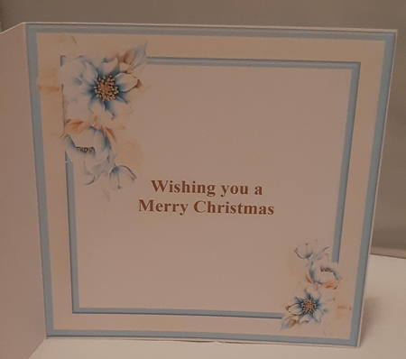 Christmas Reindeers Card Mini Kit & Decoupage by Tracey Hutsby