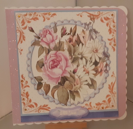 Gorgeous Lilac Roses and Daisys  by Tracey Hutsby