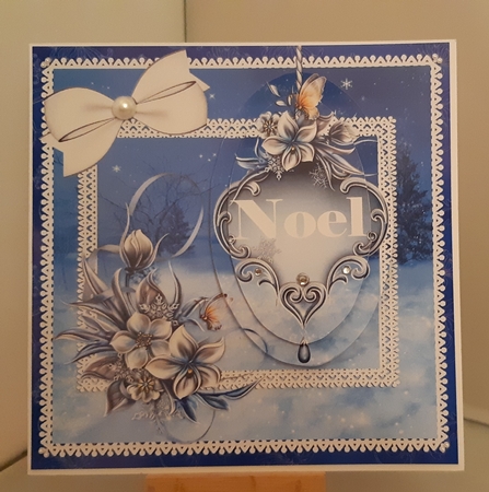 Beautiful Noel and Winter Flowers , Pyramid  by Tracey Hutsby