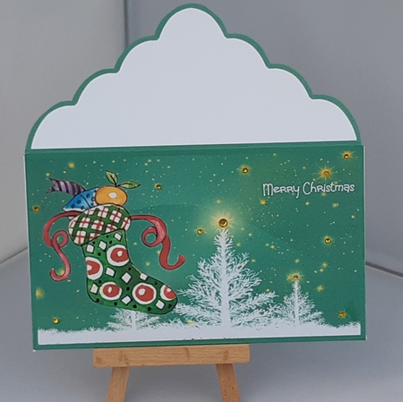 Christmas stocking by Tracey Hutsby