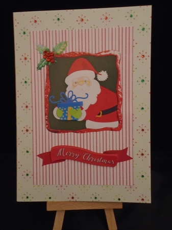 Framed Santa by Tracey Hutsby