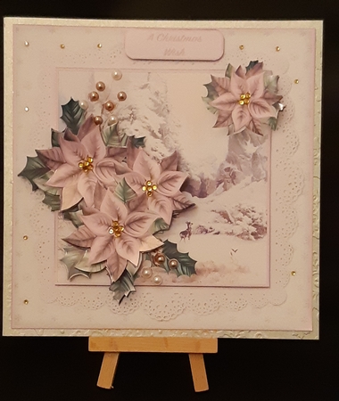Winter Snow - Decoupage Card Mini Kit by Tracey Hutsby