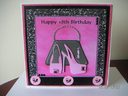 Pink Shoes - 18th Birthday by Tracey Hutsby